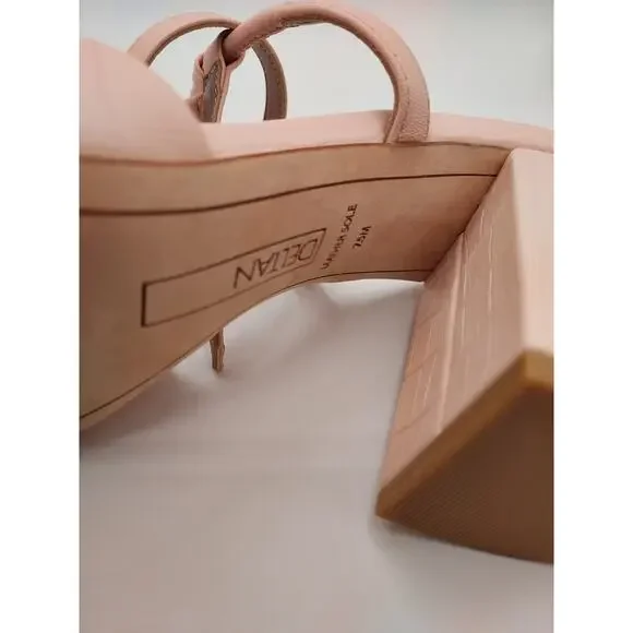 Deltan Tessa dusty pink t-strap heels - Sz 7.5 - Picture 4 of 4